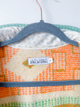 Load image into Gallery viewer, One-of-a-Kind: Geometric Floral Ukrainian Blanket Flora Jacket (S)