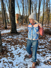 Load image into Gallery viewer, One-of-a-Kind: Pine Burr Snap Front Vest (S)