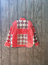 Load image into Gallery viewer, One-of-a-Kind: Diamonds in a Square Flora Jacket (L)