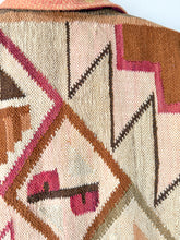Load image into Gallery viewer, One-of-a-Kind: Golden Dawn Wool and Kilim Rug Field Jacket (S)