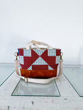 Load image into Gallery viewer, One-of-a-Kind: Star Block Project Bag #1 (with detachable strap)