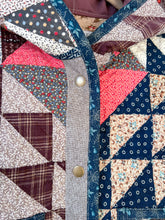 Load image into Gallery viewer, One-of-a-Kind: 19th Century Windmill Hooded Flora Jacket (M)