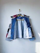 Load image into Gallery viewer, One-of-a-Kind: Triangle Block Cropped Chore Coat (L)