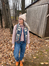 Load image into Gallery viewer, One-of-a-Kind: Woven Coverlet Snap Front Vest (M)