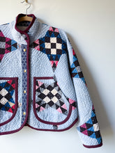Load image into Gallery viewer, One-of-a-Kind: Pine Burr Nine Patch Flora Jacket (S)