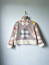 Load image into Gallery viewer, One-of-a-Kind: Nine Patch Cropped Chore Coat (XS/S)