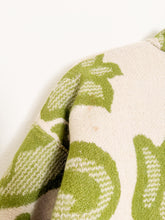 Load image into Gallery viewer, One-of-a-Kind: Green Ukrainian Blanket Flora Jacket (S)
