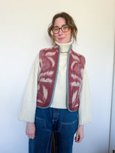 Load image into Gallery viewer, One-of-a-Kind: Burgundy Ukrainian Blanket Vest (S) #1