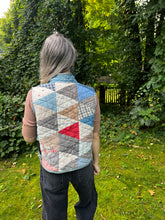 Load image into Gallery viewer, One-of-a-Kind: Triangle Quilt Vest (XS-M)