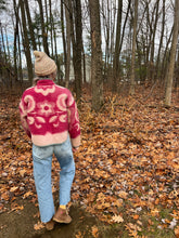 Load image into Gallery viewer, One-of-a-Kind: Ukrainian Floral Wool Blanket Flora Jacket (XS)