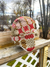 Load image into Gallery viewer, One-of-a-Kind: Antique Woven Coverlet Aviator Hat (Adult L)