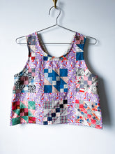 Load image into Gallery viewer, One-of-a-Kind: Arkansas Crossroads QUILT TOP Turnaround Tank (S)
