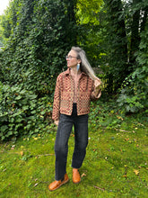 Load image into Gallery viewer, One-of-a-Kind: Overshot Coverlet Cropped Coat (XS/S)