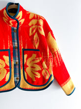 Load image into Gallery viewer, One-of-a-Kind: Hawaiian Floral Wool Blanket Flora Jacket (XS)