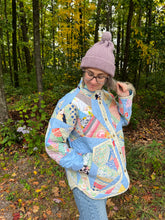 Load image into Gallery viewer, One-of-a-Kind: Rocky Road to Kansas Flora Jacket (L)
