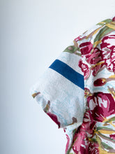 Load image into Gallery viewer, One-of-a-Kind: Vintage Tulip Tablecloth Shaftsbury Shirt (M)