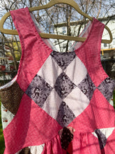 Load image into Gallery viewer, One-of-a-Kind: 1800s Nine Patch Turnaround Dress (M)