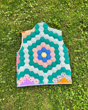 Load image into Gallery viewer, One-of-a-Kind: Grandmother's Flower Garden Vest #1