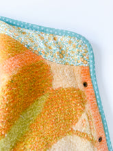 Load image into Gallery viewer, One-of-a-Kind: Tan/Orange/Green Ukrainian Blanket Flora Jacket (L)