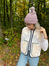 Load image into Gallery viewer, One-of-a-Kind: Sunburst Quilt Vest (XS-M)