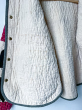 Load image into Gallery viewer, One-of-a-Kind: 1800s Bear Paw Flora Jacket (L)