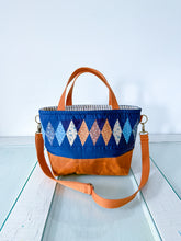 Load image into Gallery viewer, One-of-a-Kind: Diamonds on Point Project Bag (with detachable strap)