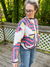Load image into Gallery viewer, One-of-a-Kind: Log Cabin Flora Jacket (S)