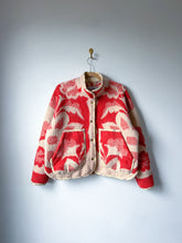 Load image into Gallery viewer, One-of-a-Kind: Ukrainian Floral Wool Blanket Flora Jacket (M)
