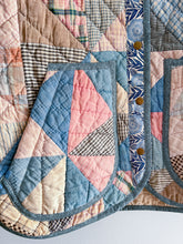 Load image into Gallery viewer, One-of-a-Kind: Half Square Triangle Flora Jacket (L)