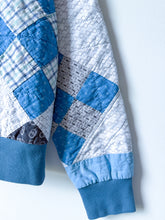 Load image into Gallery viewer, One-of-a-Kind: Overdyed Broken Star Quilt Pullover (L)