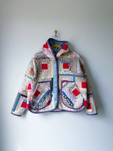 Load image into Gallery viewer, One-of-a-Kind: Log Cabin Flora Jacket (L)