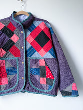 Load image into Gallery viewer, One-of-a-Kind: Lattice and Square Flora Jacket (M)