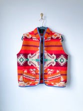 Load image into Gallery viewer, One-of-a-Kind: Deadstock Southwestern Blanket Vest (M)