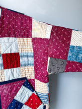 Load image into Gallery viewer, One-of-a-Kind: Nine Patch Flora Jacket (L)