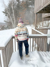 Load image into Gallery viewer, Bow Tie Hooded Flora Jacket (M)