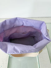 Load image into Gallery viewer, One-of-a-Kind: Ocean Waves Project Bag (with detachable strap)