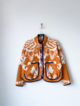 Load image into Gallery viewer, One-of-a-Kind: Camel and White Blanket Flora Jacket (S)
