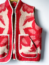Load image into Gallery viewer, One-of-a-Kind: Ukrainian Wool Blanket Vest (L/XL)