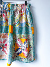 Load image into Gallery viewer, One-of-a-Kind: ‘Alice’s Favorite’ variation Quilt Top Skirt (flexible sizing)