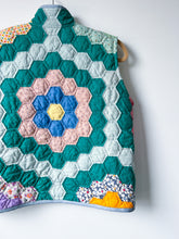 Load image into Gallery viewer, One-of-a-Kind: Grandmother's Flower Garden Vest #1