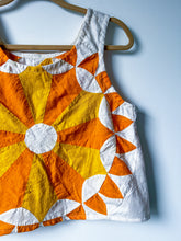 Load image into Gallery viewer, One-of-a-Kind: Sunburst Quilt Top Turnaround Tank (S)