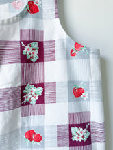 Load image into Gallery viewer, One-of-a-Kind: Vintage Strawberry Picnic Tablecloth Pearl Snap Tank (L)