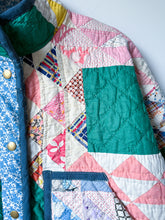 Load image into Gallery viewer, One-of-a-Kind: Ocean Waves Flora Jacket (S)