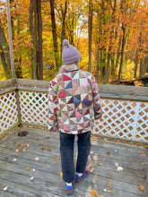 Load image into Gallery viewer, One-of-a-Kind: Autumn Pinwheel Chore Coat (M)