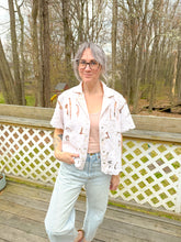 Load image into Gallery viewer, One-of-a-Kind: Antique Cutwork Embroidery Shaftsbury Shirt (L)