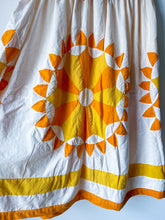 Load image into Gallery viewer, One-of-a-Kind: Sunburst Quilt Top Skirt (flexible sizing)