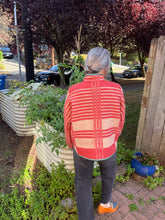 Load image into Gallery viewer, One-of-a-Kind: Geometric Linework Ukrainian Blanket Flora Jacket (M)