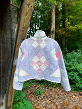 Load image into Gallery viewer, One-of-a-Kind: Nine Patch Cropped Chore Coat (S)