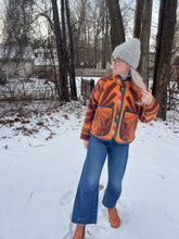 Load image into Gallery viewer, One-of-a-Kind: 70s Floral Wool Blanket Flora Jacket (L)