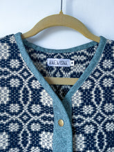 Load image into Gallery viewer, One-of-a-Kind: Woven Coverlet Snap Front Vest (M)
